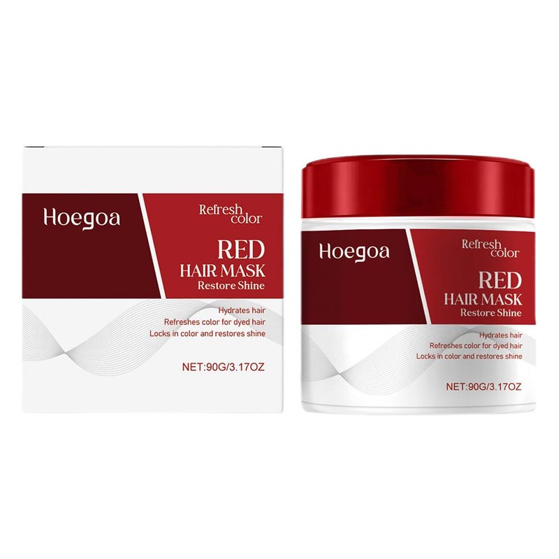 Color Deposition Red Hair Mask and Color Enhancer Conditioner, hydrates and enhances red-toned hair color treatment 90ml HG-A03-0751-01